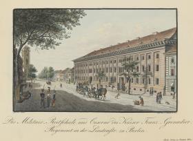 Die Militär-Reitschule in der Lindenstraße
