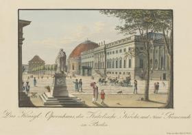 Opernhaus und Hewigskathedrale sowie die Neue Promenade
