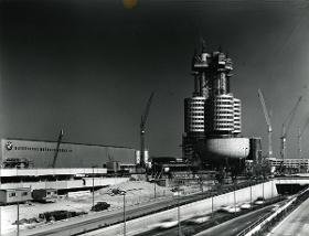 München, Hauptverwaltung der BMW AG, Ensemble, Baustelle