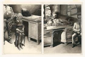 Das Fliegenpapier S. 180/181 Peggy Carroll beschuldigt im Verhör Joe Wales des Giftmordes an Sue Hambleton