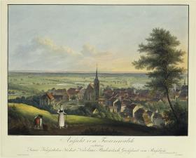 Ansicht von Freienwalde vom Weinberge