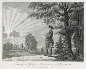 Friedrich der Große als Kronprinz in Rheinsberg im Jahre 1735