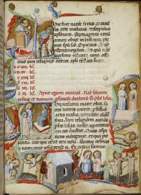 Psalterium und Martyrologium. Martyrium der Hl. Cosmas und Damian