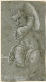 Engel mit Tamburin