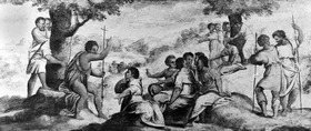 Predigt Johannes des Täufers in der Wüste