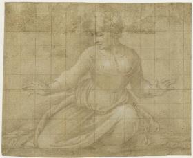 Studie für die Hl. Maria Magdalena (auf dem Gemälde in der Kathedrale von Cuenca, capilla de los Caballeros)