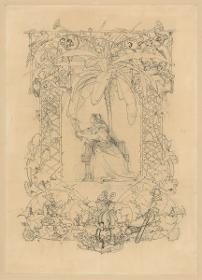 Dedikationsblatt zum Prachtexemplar des Oratoriums "Paulus" von Felix Mendelssohn-Bartholdy
