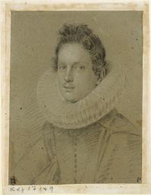 Porträt eines jungen Mannes mit Halskrause