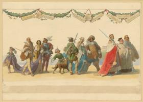 "Markebrunn ... ". Illustration zu Adolf von Marées