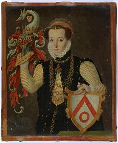 Porträt der Henrica von Wylich zu Rosau