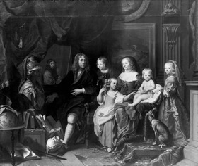 Bildnis des Kölner Bankiers und Sammlers Everhard Jabach mit seiner Familie