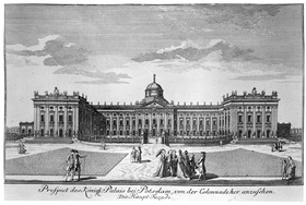 Das Neue Palais in Potsdam, Hofseite