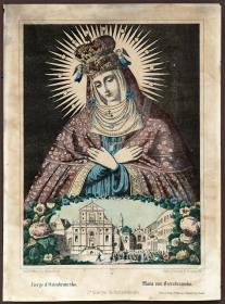 Vierge d' Ostrabramska. Maria von Ostrabramska. Sta. Viergen de Ostrabramska.