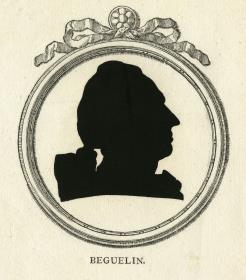 Silhouette des Nikolaus von Beguelin