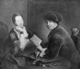 Bildnis des Kupferstechers Georg Friedrich Schmidt und seiner Gattin Dorothea Luise, geb. Videbant