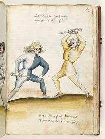 Dolchkampf. Stich und Paraden. Fecht- und Ringerbuch der Brüder vom Stain (nach Talhoffer)