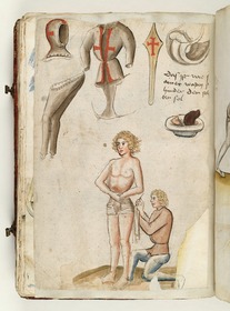 Kleidung für den Gerichtskampf. Fecht- und Ringerbuch der Brüder vom Stain (nach Talhoffer)