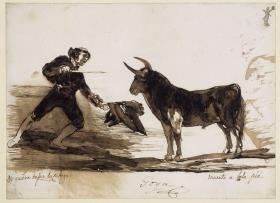 Stierkampfszene (nach Goya)