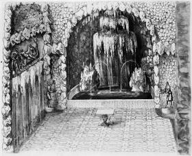 Die kleine Grotte im churfürstlichen Lustgarten zu Heidelberg