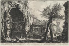 Ansicht des Titusbogens (aus: Vedute di Roma)