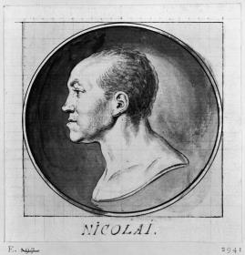 Profilbildnis des Verlegers Friedrich Nicolai