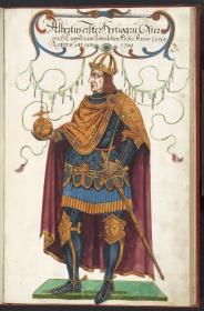 Bildnisse römischer und deutscher Kaiser: Albrecht I., König Heiliges Römisches Reich