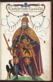Bildnisse römischer und deutscher Kaiser: Karl V., Kaiser Heiliges Römisches Reich; Karl I., König von Spanien