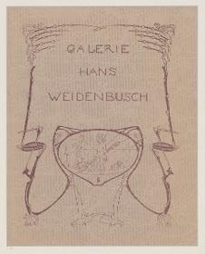 Katalog der Galerie Hans Weidenbusch