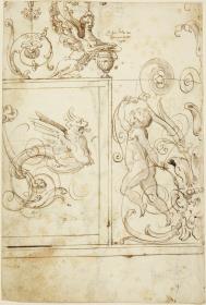 Grotesken und Verzierungen (für die Kathedrale von Santo Domingo de la Calzada)