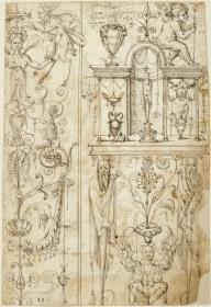 Grotesken und Verzierungen (für die Kathedrale von Santo Domingo de la Calzada)