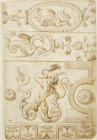 Grotesken und Verzierungen (für die Kathedrale von Santo Domingo de la Calzada)