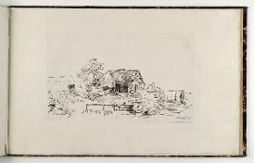 Bauernhaus. in: Recueil de differents sujets d’étude gravé d’après les dessins de Rembrandt par D. Laurentz