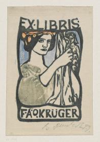 Exlibris F.A.O. Krüger