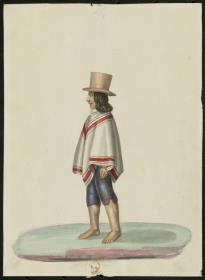 Trachten aus Ecuador: Indio aus Saraguro