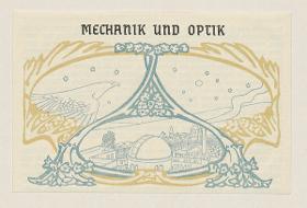 Mechanik und Optik. Aus: Amtlicher Katalog des Deutschen Reiches. Weltausstellung in Paris 1900