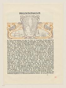 Maschinenwesen. Aus: Amtlicher Katalog des Deutschen Reiches. Weltausstellung in Paris 1900