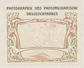 Photographie und photomechanische Druckverfahren Aus: Amtlicher Katalog des Deutschen Reiches. Weltausstellung in Paris 1900