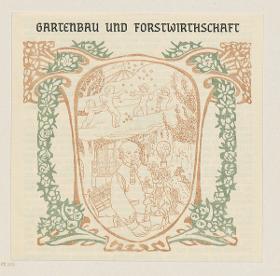 Gartenbau und Forstwirtschaft. Aus: Amtlicher Katalog des Deutschen Reiches. Weltausstellung in Paris 1900