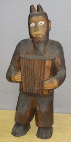 Teufel mit Ziehharmonika