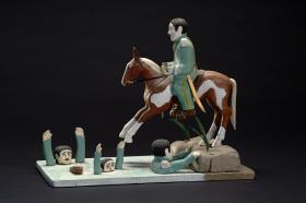 Fürst Poniatowski an der Weißen Elster 1813 bei Leipzig