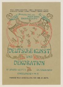 Deutsche Kunst und Dekoration (IV. Jahrgang Heft 1, Oktober 1900)