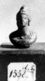 Kleine Minervabüste mit Helm ohne Helmbusch