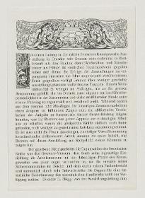 Seite mit Kopfvignette und Initiale (im Ausstellungskatalog Abteilung Bremen der 3. Deutschen Kunstgewerbeausstellung Dresden)