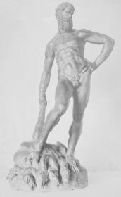 Herkules mit dem erlegten Cerberus