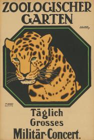 Zoologischer Garten täglich großes Militär- Concert