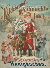 Hildebrand's Weihnachts-Fabrikate. Hildebrand's Honigkuchen