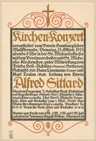 Kirchen-Konzert veranstaltet vom Verein Hamburgischer Musikfreunde