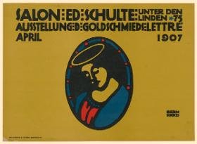 Salon Ed Schulte. Ausstellung des  Goldschmieds Lettré