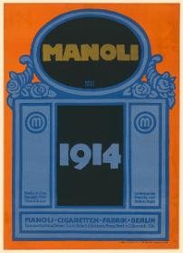 Manoli 1914. Manoli Zigaretten Fabrik