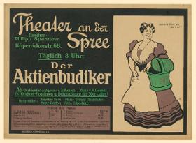 Theater an der Spree. Der Aktienbudiker. Josefine Dora als "Carline"
